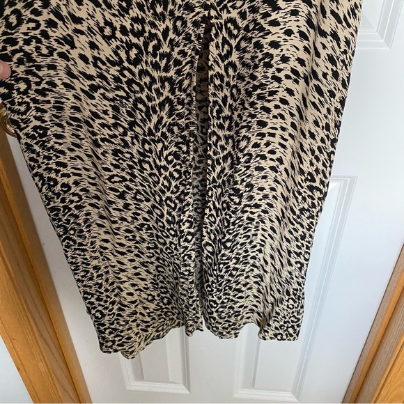 & Other Stories Puff Shoulder Crepe Midi Dress US Size 0 - Picture 4 of 14